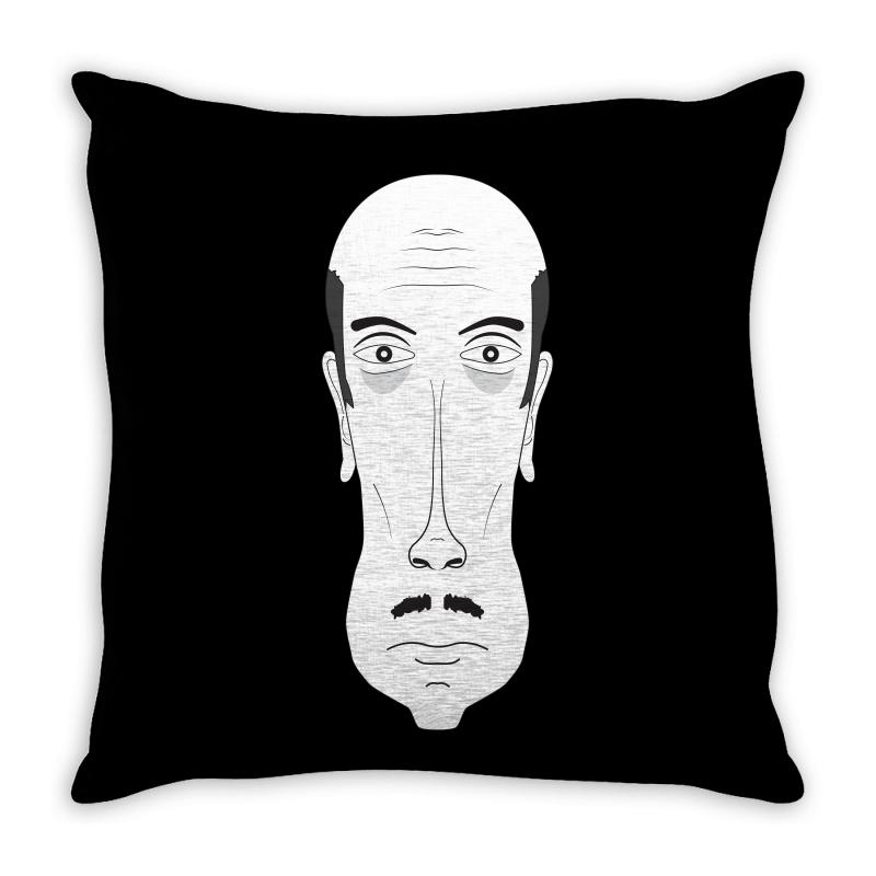 Custom Funny Face Throw Pillow By Emardesign Artistshot