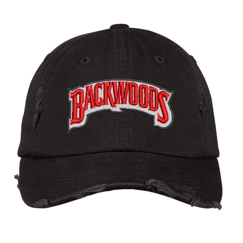 Custom Backwoods Embroidered Hat Distressed Cap By Madhatter Artistshot