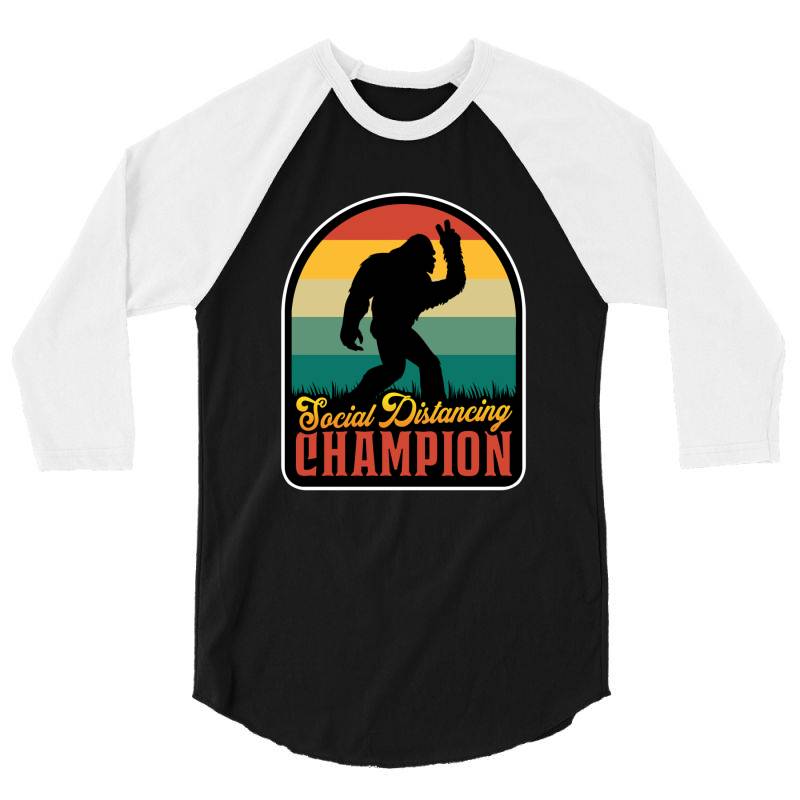 Social Distancing Champion 3/4 Sleeve Shirt | Artistshot