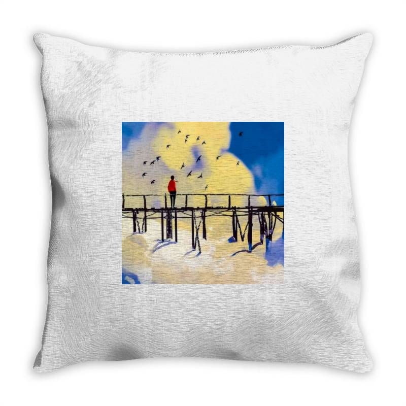 Damaged Throw Pillow | Artistshot