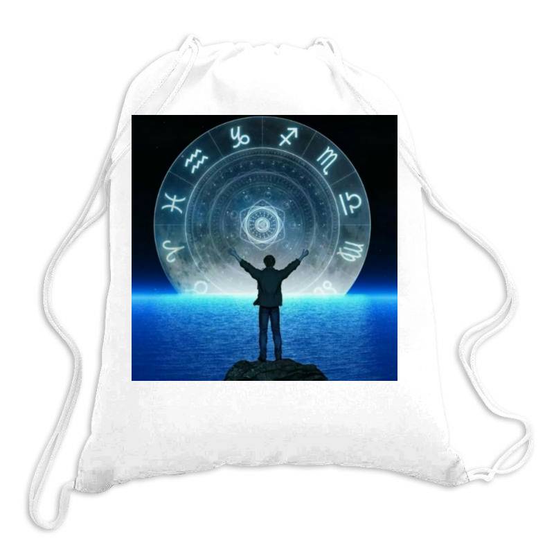 Horoscope Looks Drawstring Bags | Artistshot