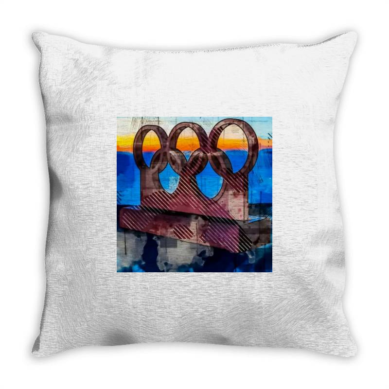 Tokyo 2020 Throw Pillow | Artistshot