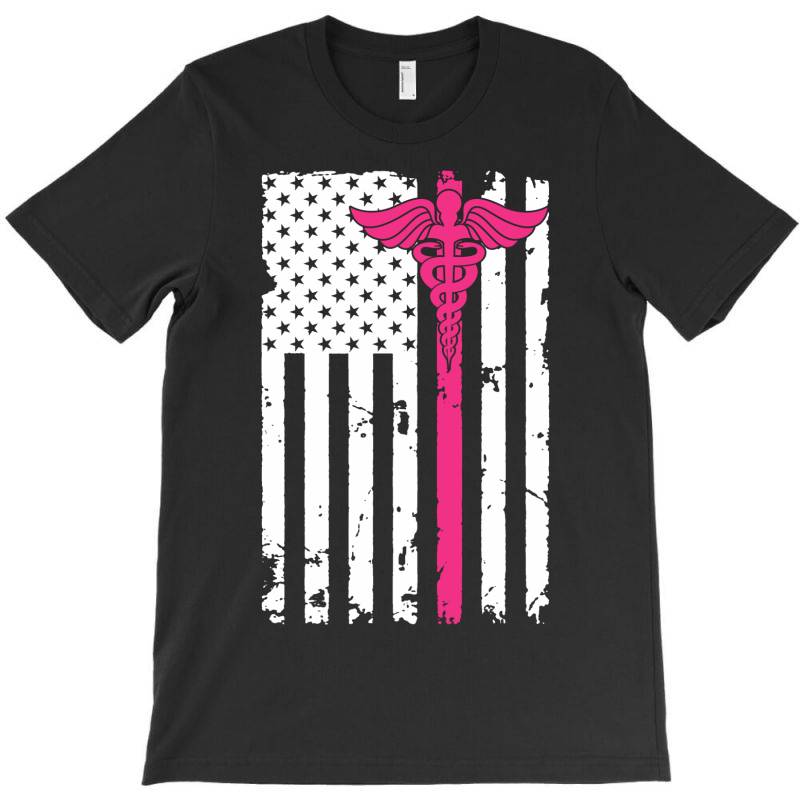 American Flag Nurse For Dark T-shirt | Artistshot