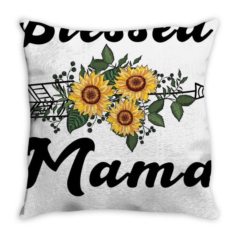 Blessed Mama For Light Throw Pillow | Artistshot