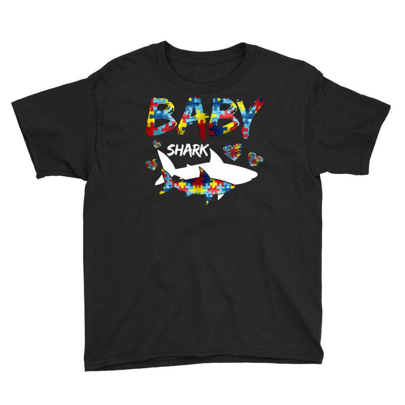 Baby Shark For Dark Youth Tee | Artistshot