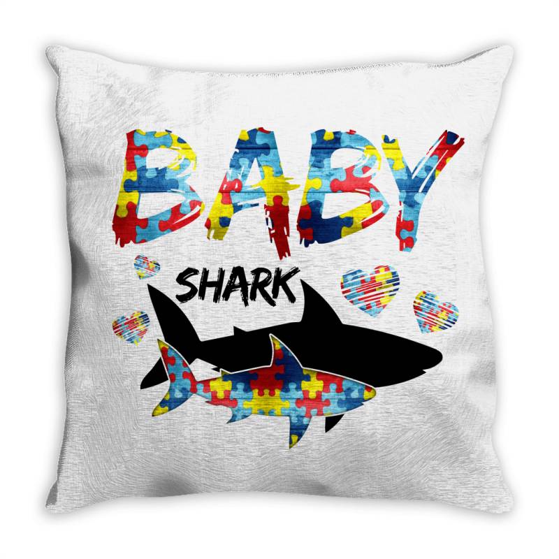 Baby Shark For Light Throw Pillow | Artistshot