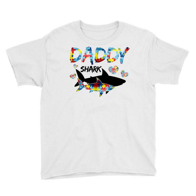 Daddy Shark For Light Youth Tee | Artistshot