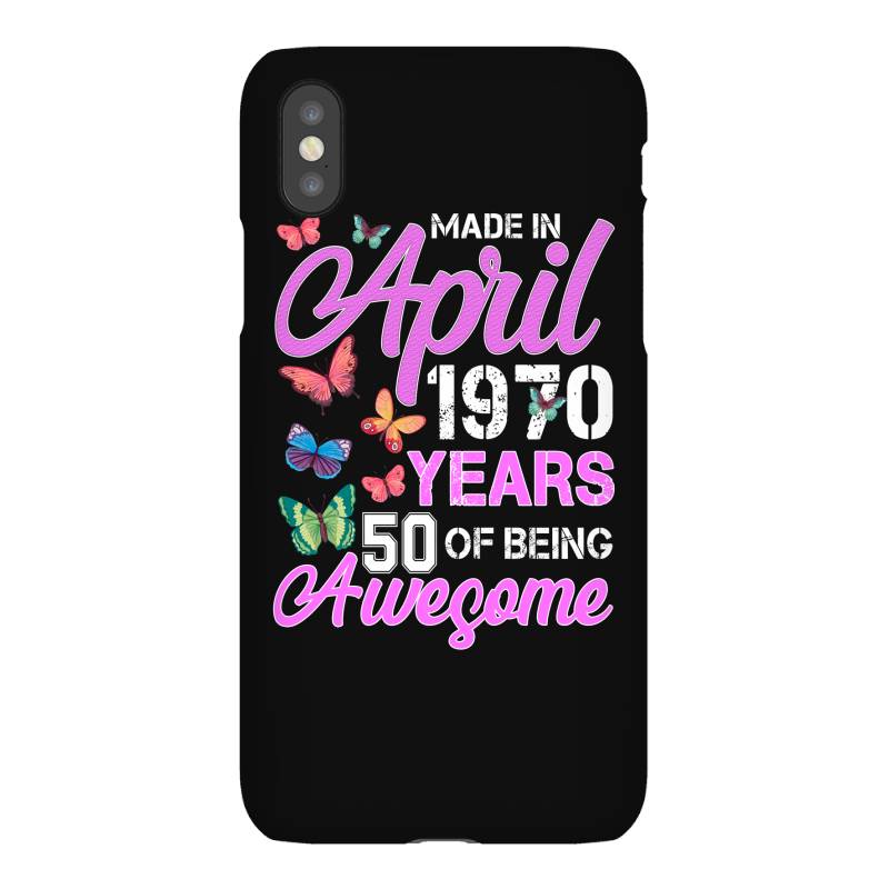 Made In April 1970 Ears 50 Of Being Awesome For Dark Iphonex Case | Artistshot