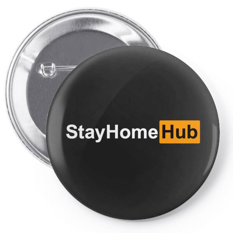 Stay Home Hub Pin-back Button | Artistshot