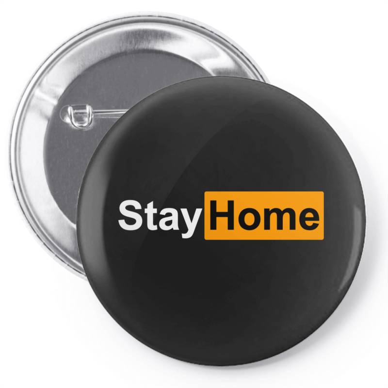 Stay Home Pin-back Button | Artistshot
