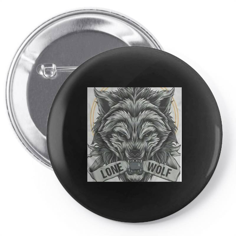 Lone Wolf Pin-back Button | Artistshot