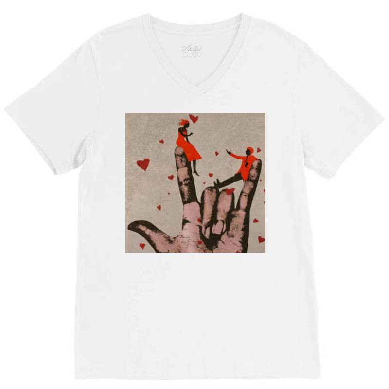 Couple V-neck Tee | Artistshot