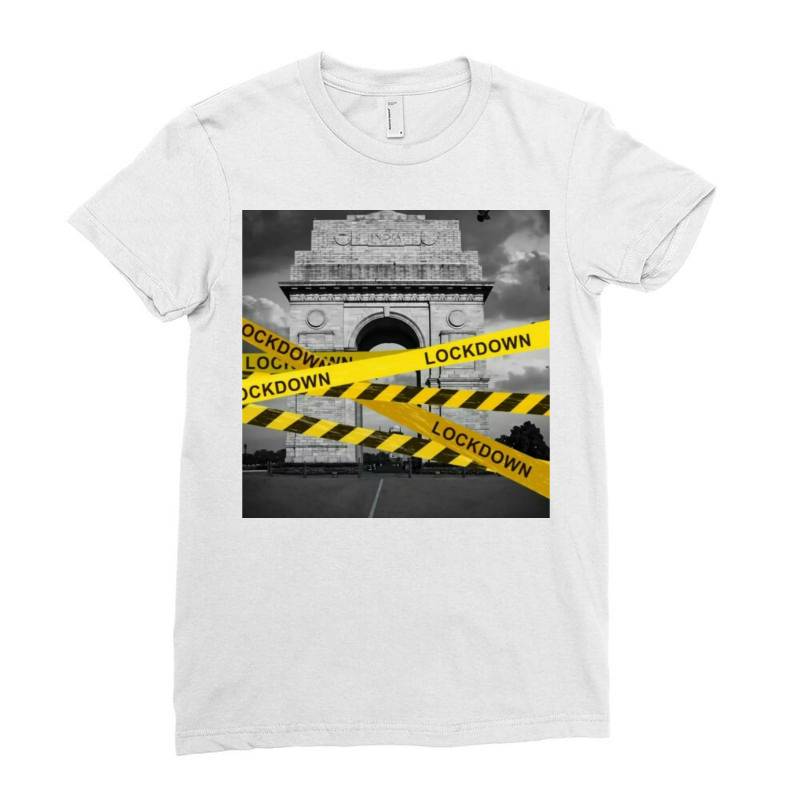Lockdown Ladies Fitted T-shirt | Artistshot