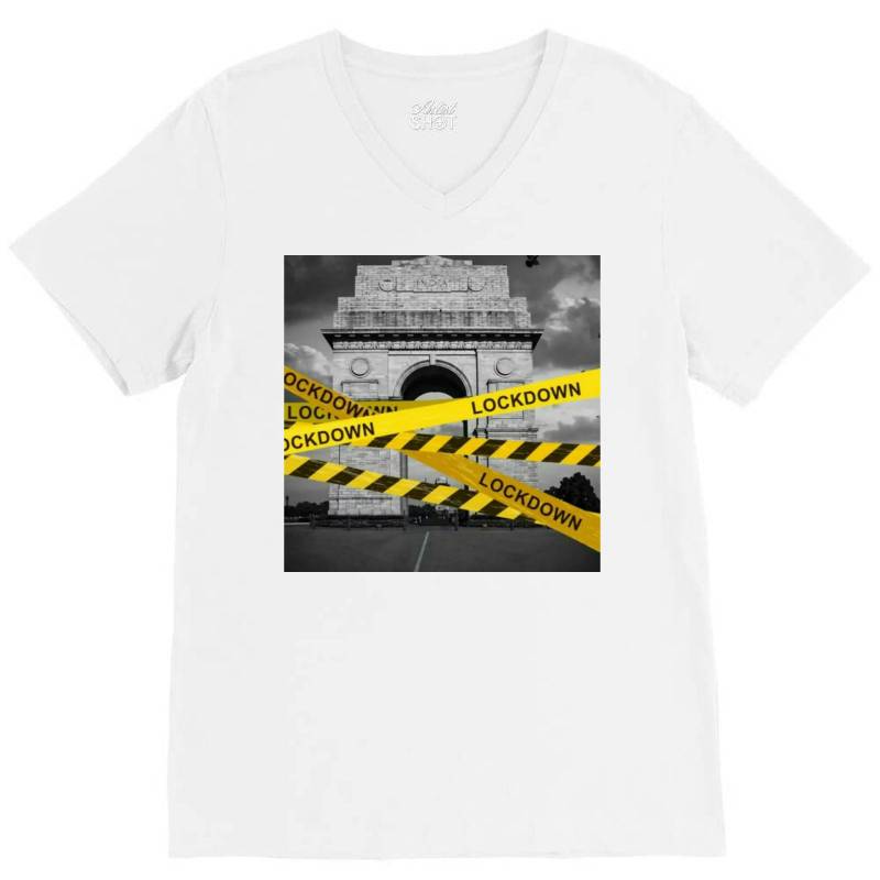 Lockdown V-neck Tee | Artistshot