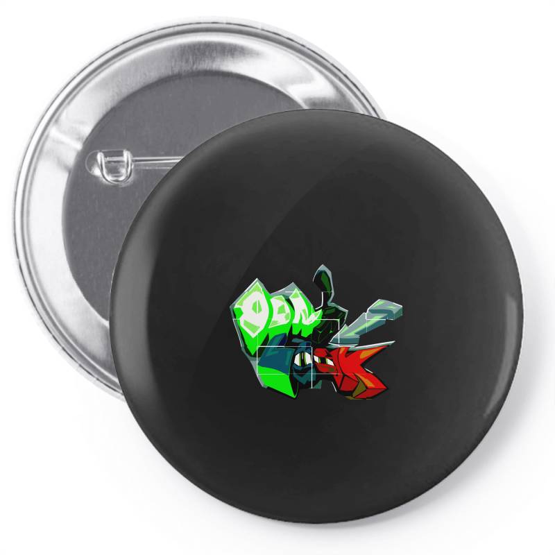 Don't Look Graffiti Pin-back Button | Artistshot