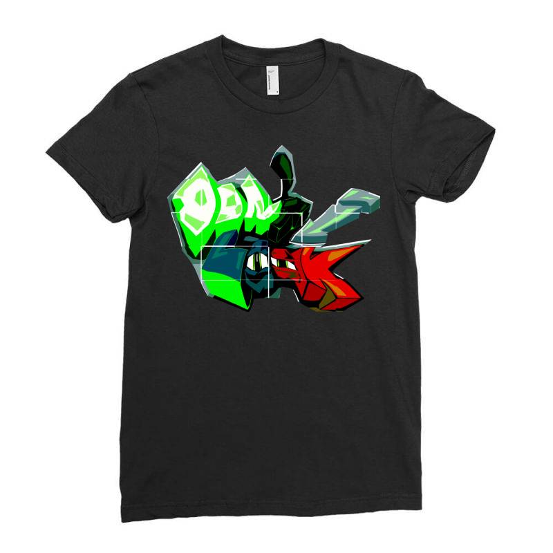 Don't Look Graffiti Ladies Fitted T-shirt | Artistshot