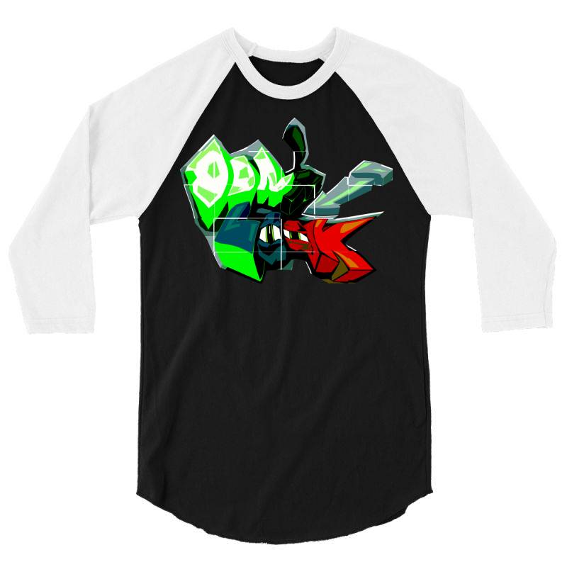 Don't Look Graffiti 3/4 Sleeve Shirt | Artistshot