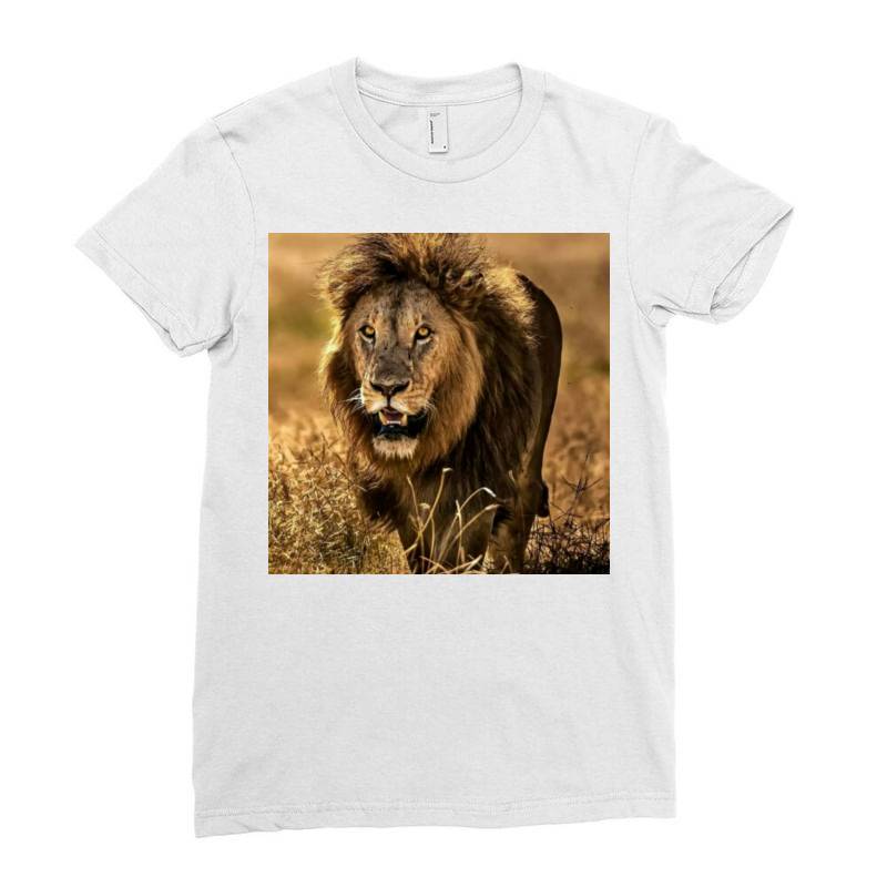 Lion Ladies Fitted T-shirt | Artistshot