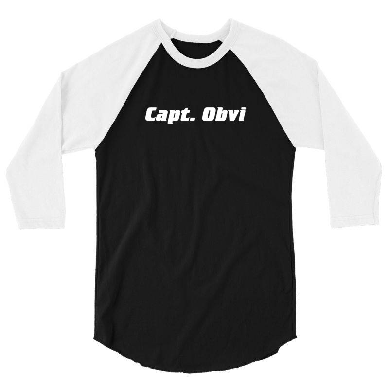 Capt Obvi 3/4 Sleeve Shirt | Artistshot