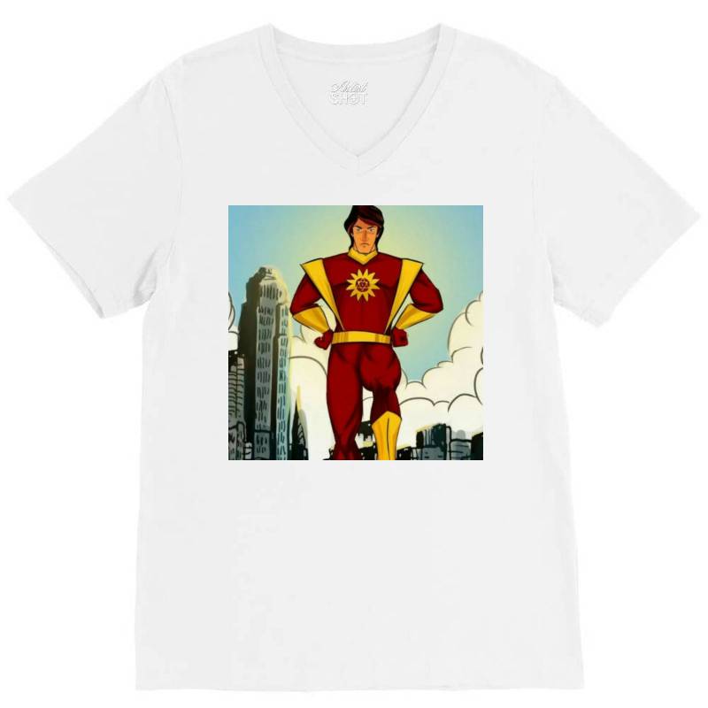 Save World V-neck Tee | Artistshot