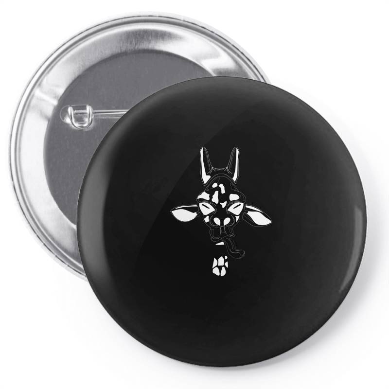 Giraffe Vector Pin-back Button | Artistshot