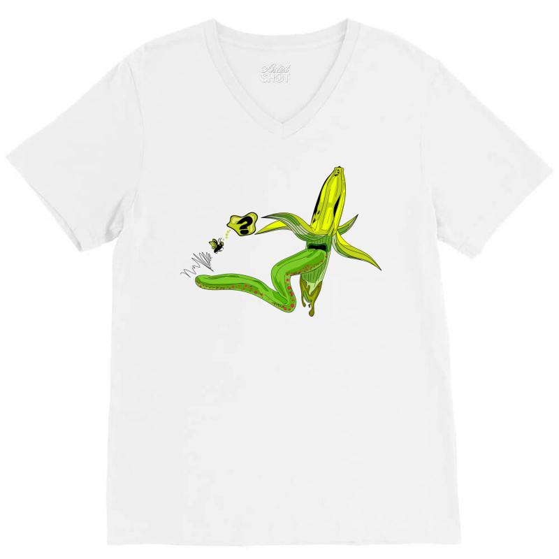 Monster Banana V-neck Tee | Artistshot