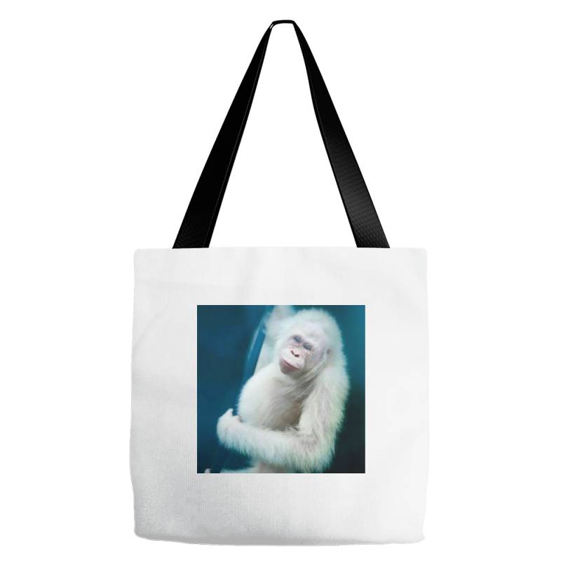Albino Orangutan Tote Bags | Artistshot