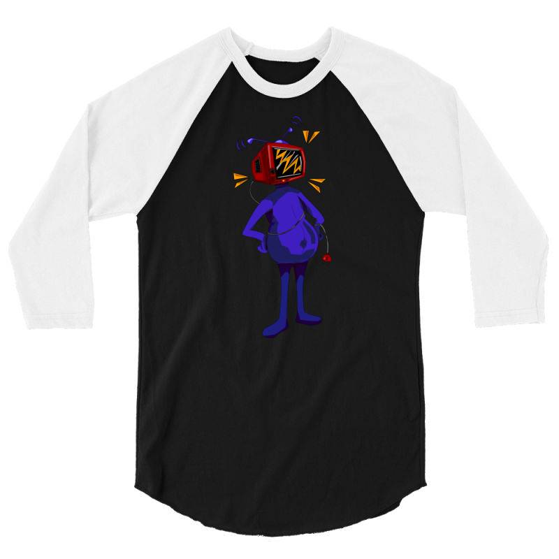 Retro Tv Man 3/4 Sleeve Shirt | Artistshot