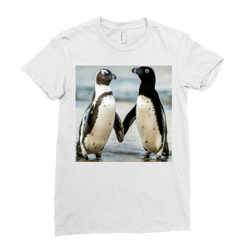Baby Penguin Ladies Fitted T-shirt | Artistshot