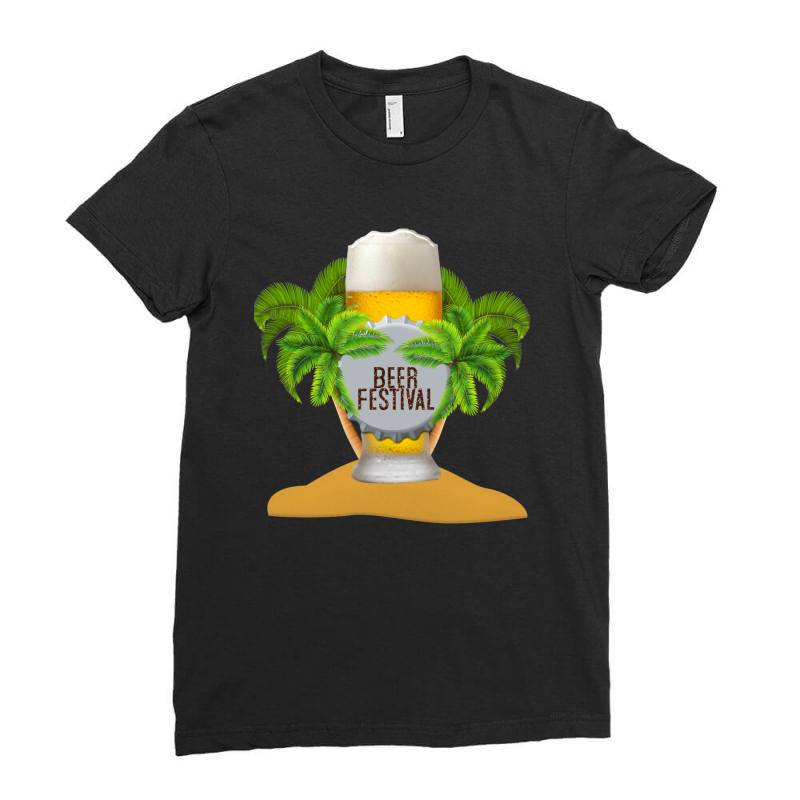 Beer Festival Ladies Fitted T-shirt | Artistshot