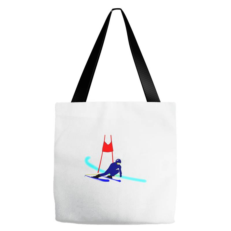 Competition Ski Slalom Sport Tote Bags | Artistshot