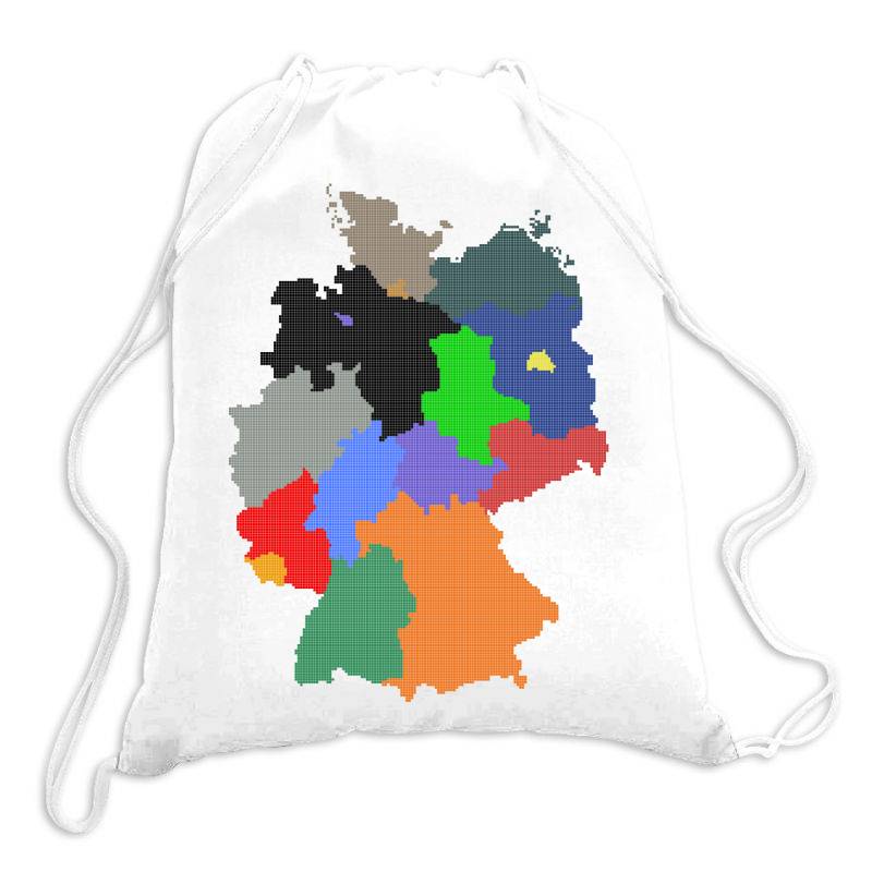 Germany Map Drawstring Bags | Artistshot
