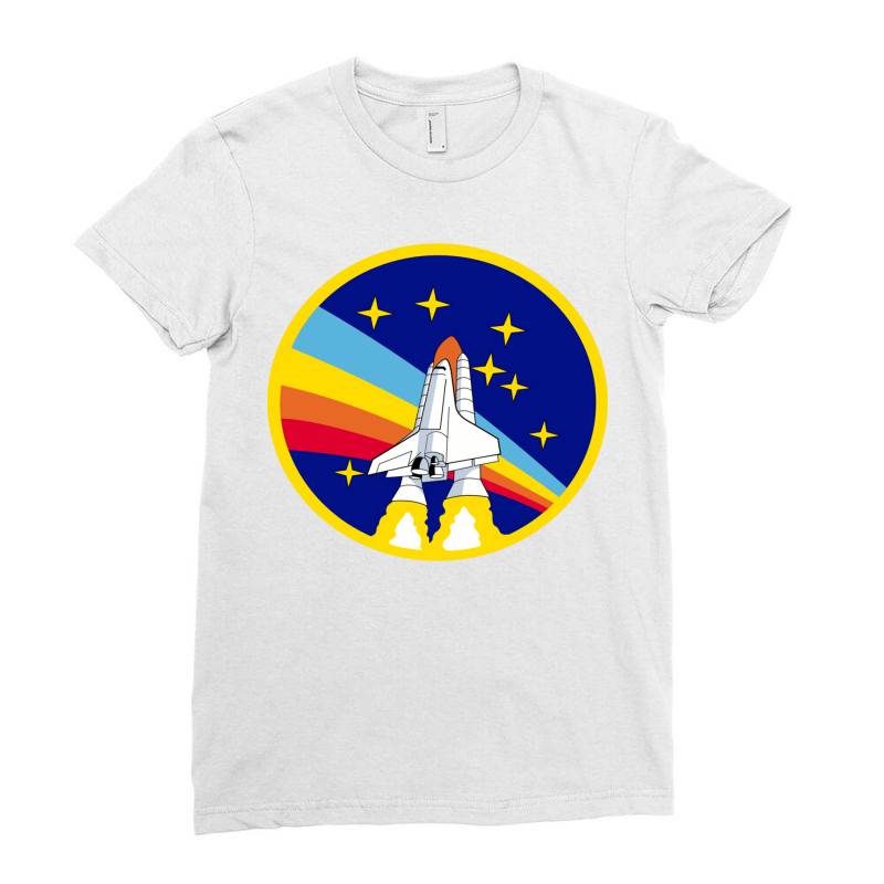 Rocket Space Ladies Fitted T-shirt | Artistshot