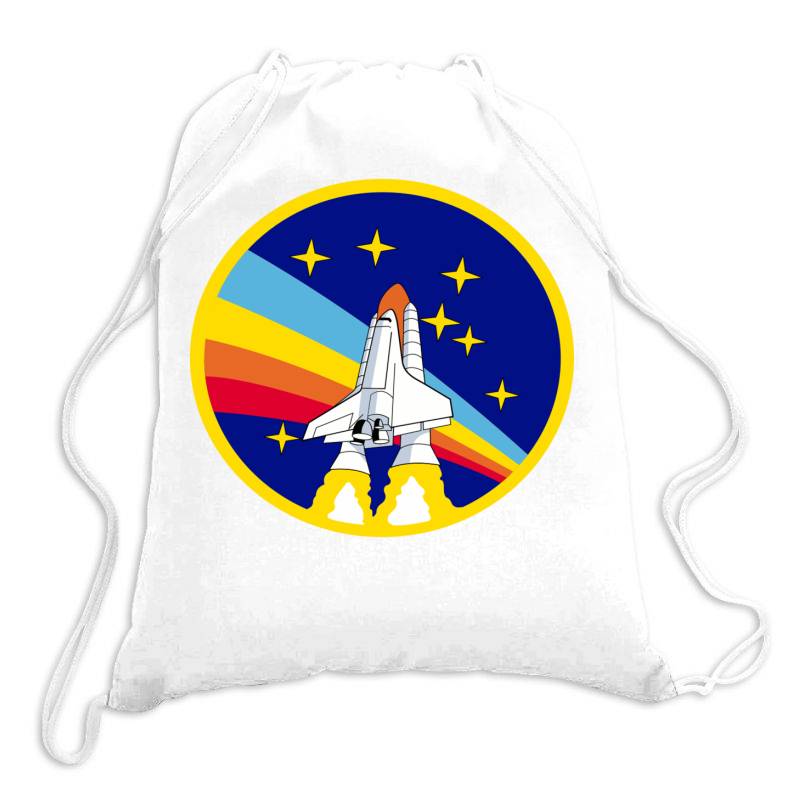 Rocket Space Drawstring Bags | Artistshot