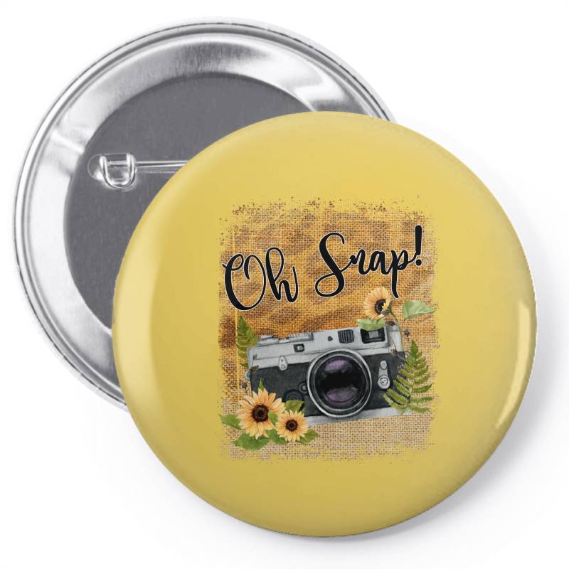 Oh Snap Pin-back Button | Artistshot
