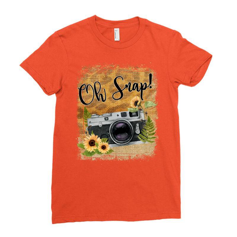 Oh Snap Ladies Fitted T-shirt | Artistshot