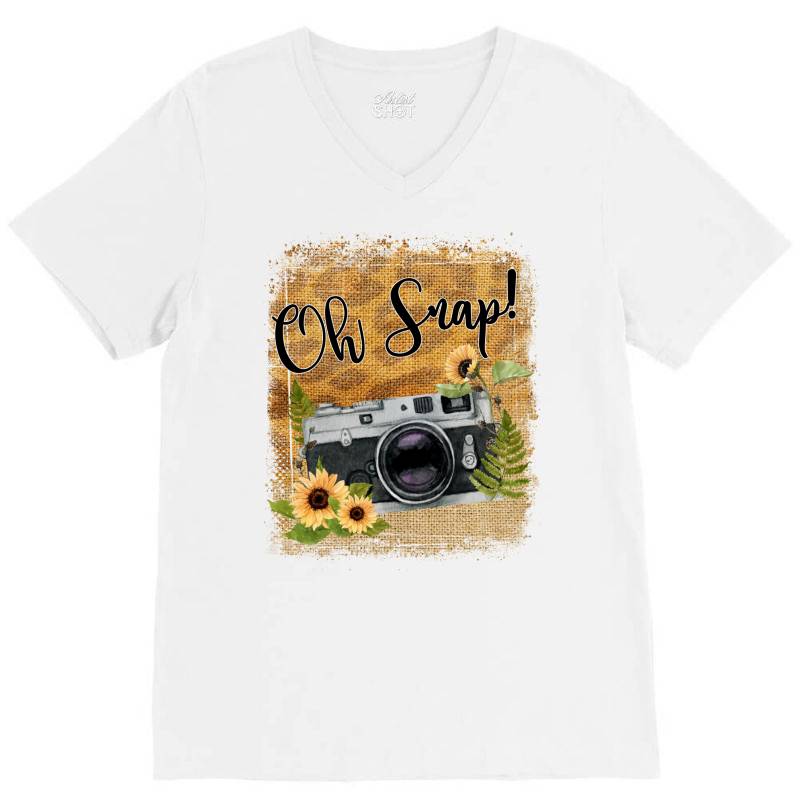 Oh Snap V-neck Tee | Artistshot