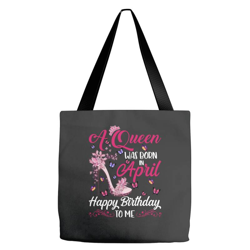 A Queen Was Born In February Happy Birthday To Me Tote Bags | Artistshot