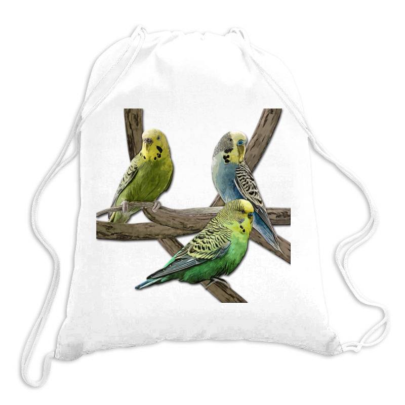 Bird Pet Budgie Parrot Animals Drawstring Bags | Artistshot