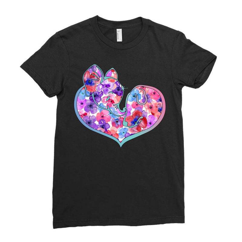 Elephant And Dog Ladies Fitted T-shirt | Artistshot