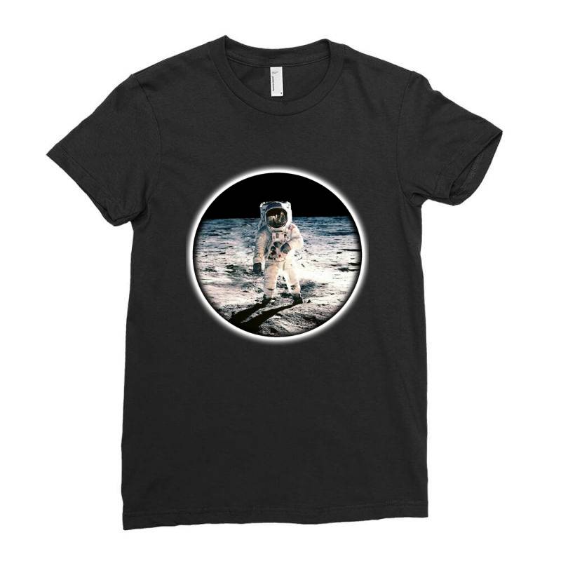 Astronaut Apollo Ladies Fitted T-shirt | Artistshot