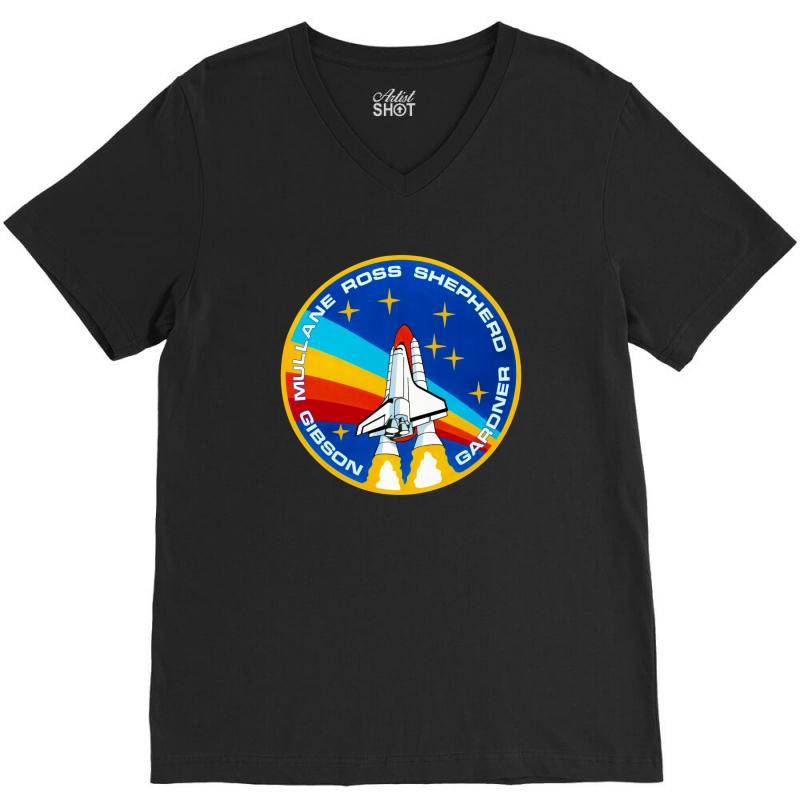 Space Shuttle Program V-neck Tee | Artistshot