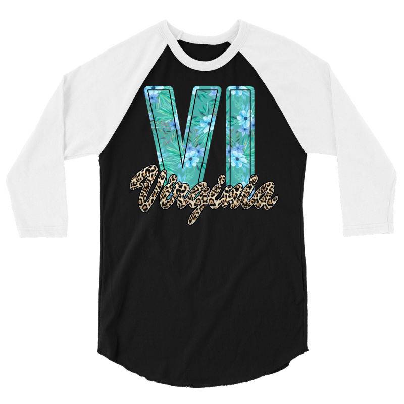 Virginia 3/4 Sleeve Shirt | Artistshot