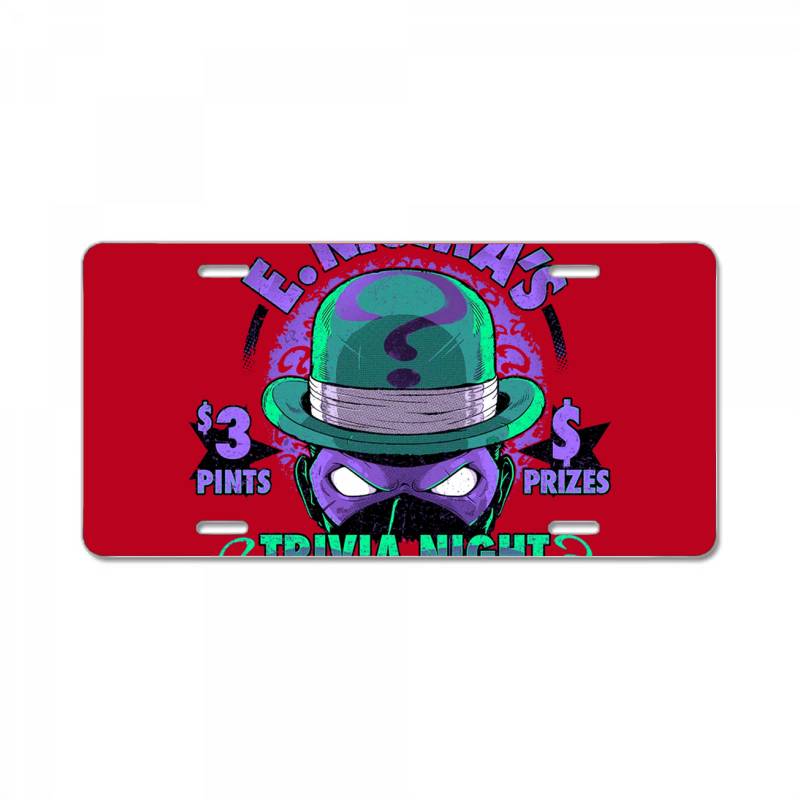 Custom Trivia Night License Plate By Latone Artistshot