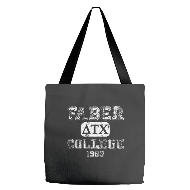 Custom Faber College Tote Bags By Jessicafreya Artistshot