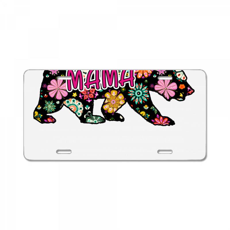 Custom Mama Bear License Plate By Apollo Artistshot