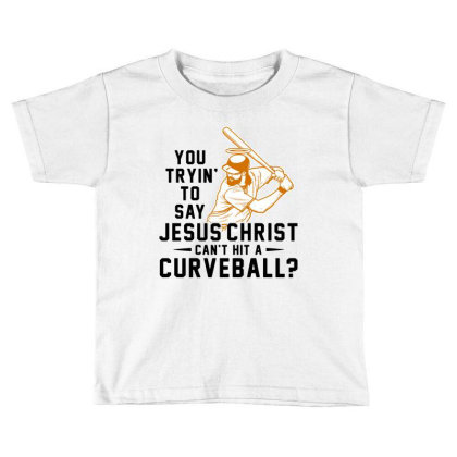 Jesus Christ Cant Hit A Curveball Major League Black Basic Men/'s T-Shirt