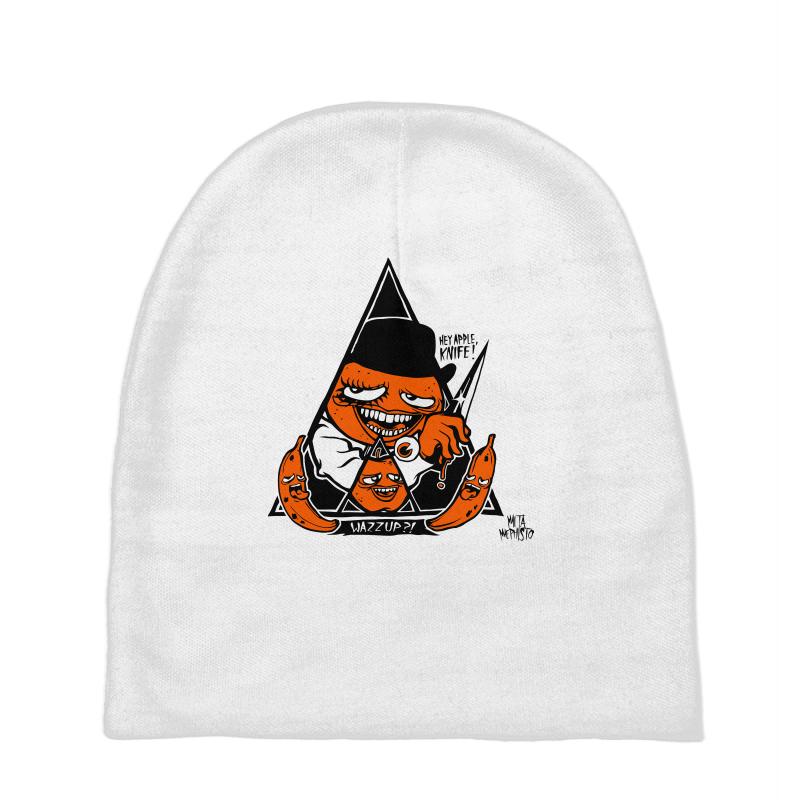 orange baby beanie