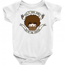 bob ross baby onesie
